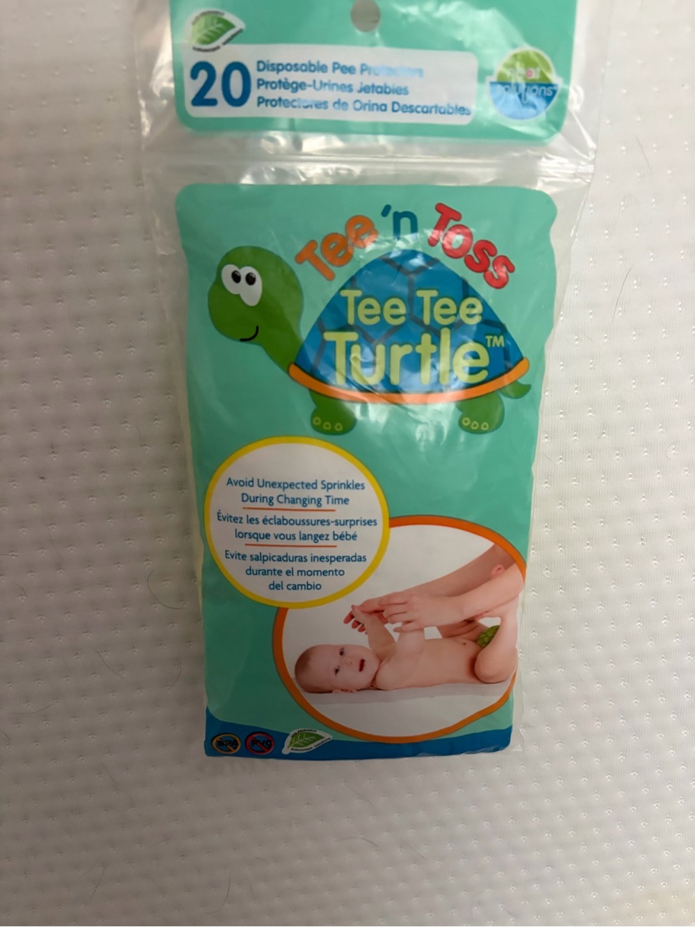 Tee Tee Turtle Disposable Pee Protectors - Green